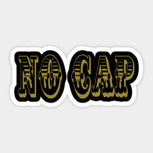 No cap Sticker